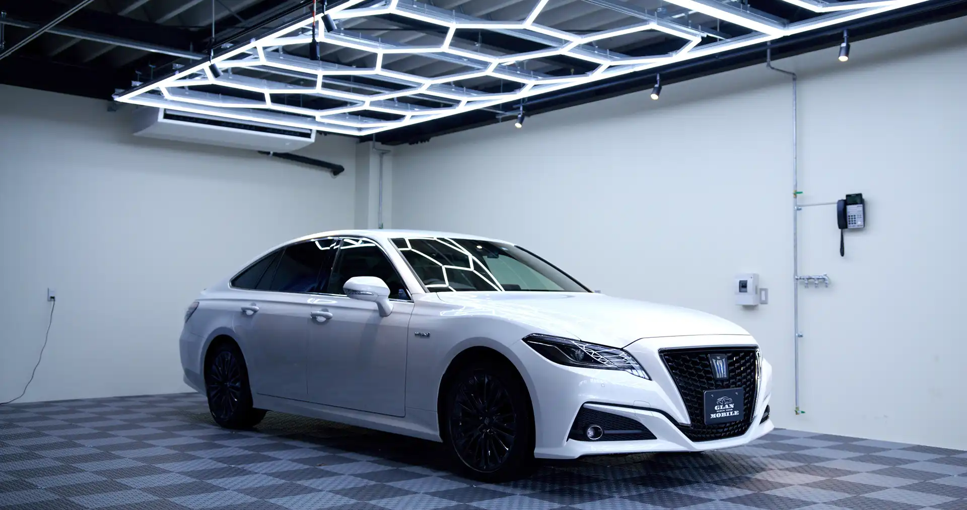 GLAN MOBILEのピットの様子